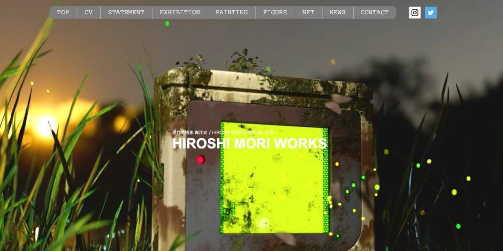 Wixのポートフォリオの作成事例